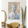Dipinto Su Tela Buddha Light -b- cm 80x3x120