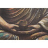 Dipinto Su Tela Buddha -a- cm 100x3x100