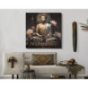 Dipinto Su Tela Buddha -a- cm 100x3x100