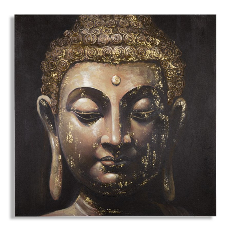 Dipinto Su Tela Buddha -b- cm 100x3x100