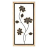 Pannello In Ferro E Legno Girish -b- cm 30x2,5x60