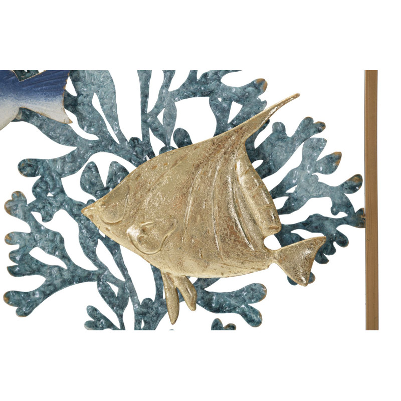 Pannello In Ferro Fish cm 50,2x3,8x50,2