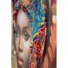 Dipinto Su Tela Con Cornice Deva -b- cm 82x4,5x122
