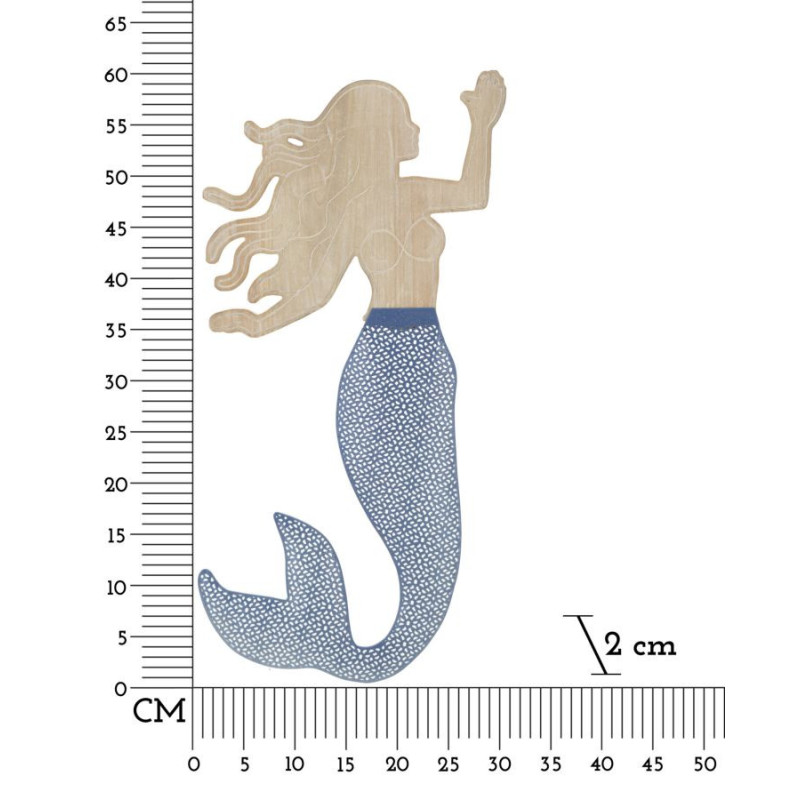 Pennello Da Muro Sirena cm 30,5x2x60