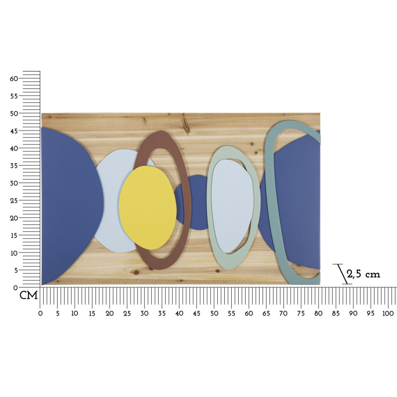 Pannello Da Muro Wood Color cm 80x2,5x50