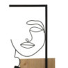 Pannello Da Muro Faces Ferro E Wood cm 63x2x90