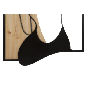 Zoom Pannello Da Muro Beauty Ferro E Wood 60x2x90