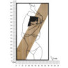 Pannello Da Muro Strip -a- Ferro E Wood cm 50x2x90