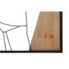 Pannello Da Muro Strip -b- Ferro E Wood cm 50x2x90