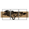 Pannello Da Muro Lagos Ferro E Wood Set 3pz cm 204x2x80 (72x2x80-60x2x80)