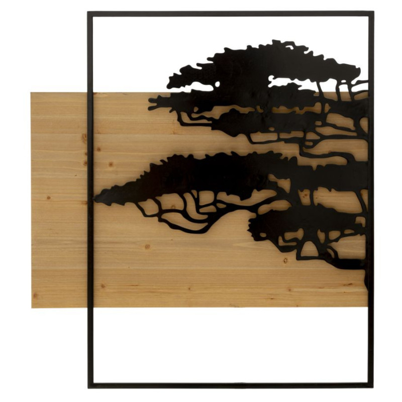 Pannello Da Muro Lagos Ferro E Wood Set 3pz cm 204x2x80 (72x2x80-60x2x80)