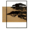 Pannello Da Muro Lagos Ferro E Wood Set 3pz cm 204x2x80 (72x2x80-60x2x80)