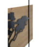 Pannello Da Muro Lagos Ferro E Wood Set 3pz cm 204x2x80 (72x2x80-60x2x80)