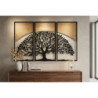 Pannello Da Muro Arc Ferro E Wood Set 3pz cm 105x2x70 (35x2x70)