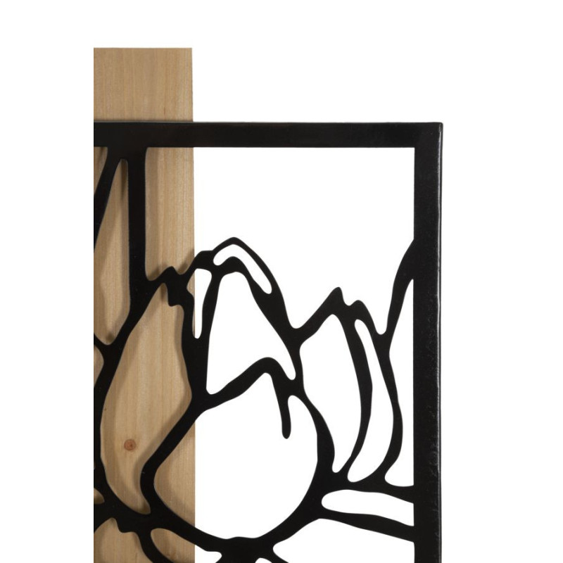 Pannello Da Muro Lotus Ferro E Wood cm 60x2x90