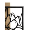 Pannello Da Muro Lotus Ferro E Wood cm 60x2x90