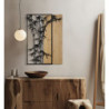 Pannello Da Muro Bamboo cm 58x2x80