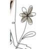 Pannello Da Muro Lady W/flower cm 80x1,3x90