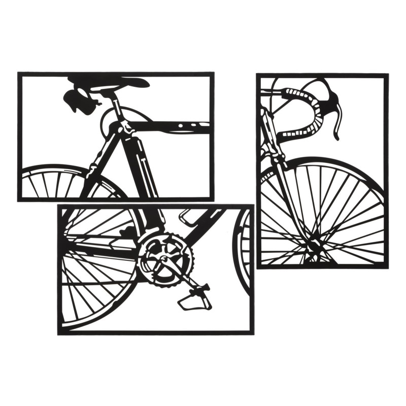 Pannello Da Muro Bike Set 3pz cm 40x1,3x60 (singolo Pz)