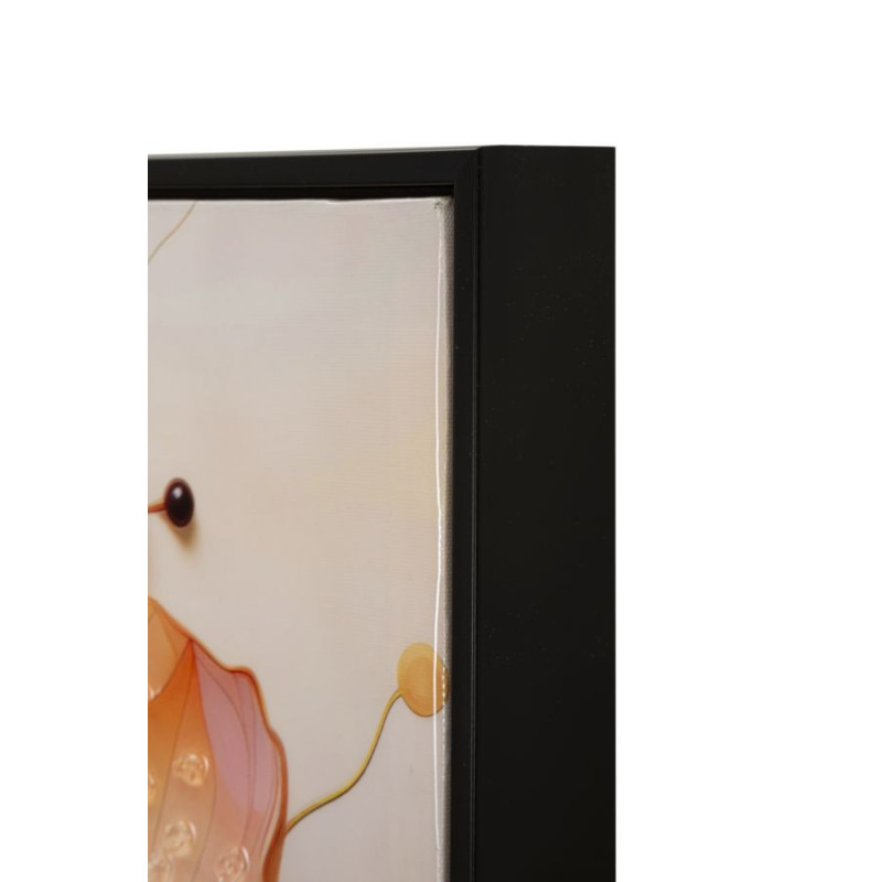 Dipinto Su Tela Laccato Narcy -a- Con Cornice cm 82x4x82
