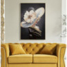 Dipinto Su Tela Laccato Wien Hat -a- Con Cornice cm 62x4x92