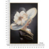 Dipinto Su Tela Laccato Wien Hat -a- Con Cornice cm 62x4x92