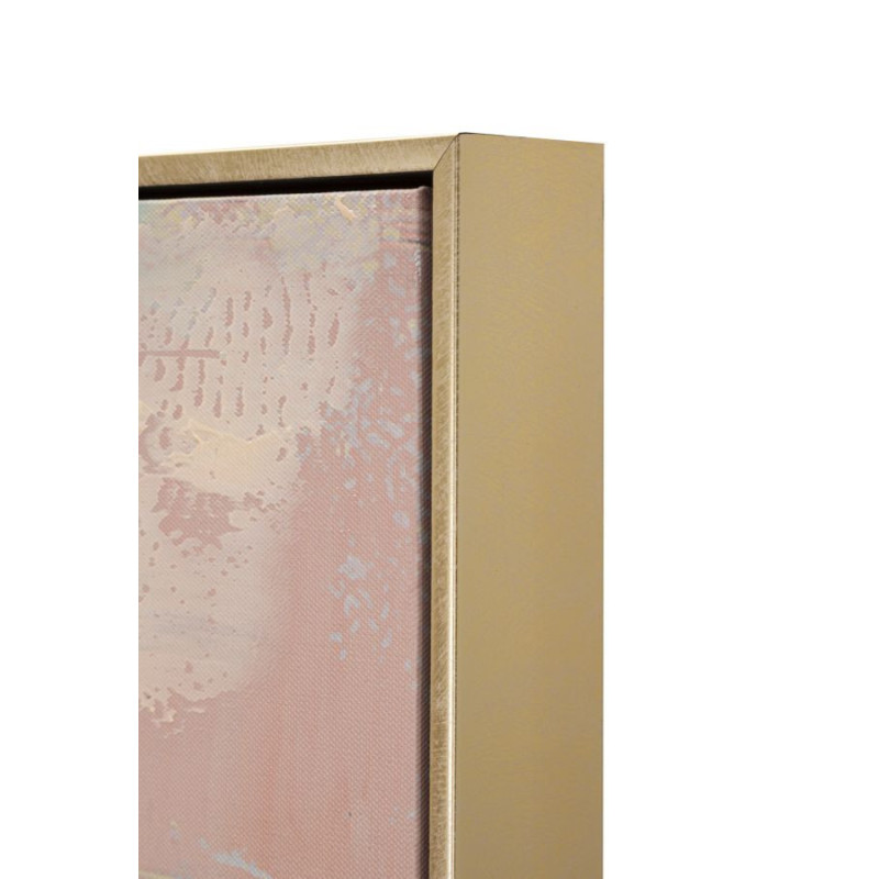 Dipinto Su Tela King -b- Con Cornice 82x4,5x122