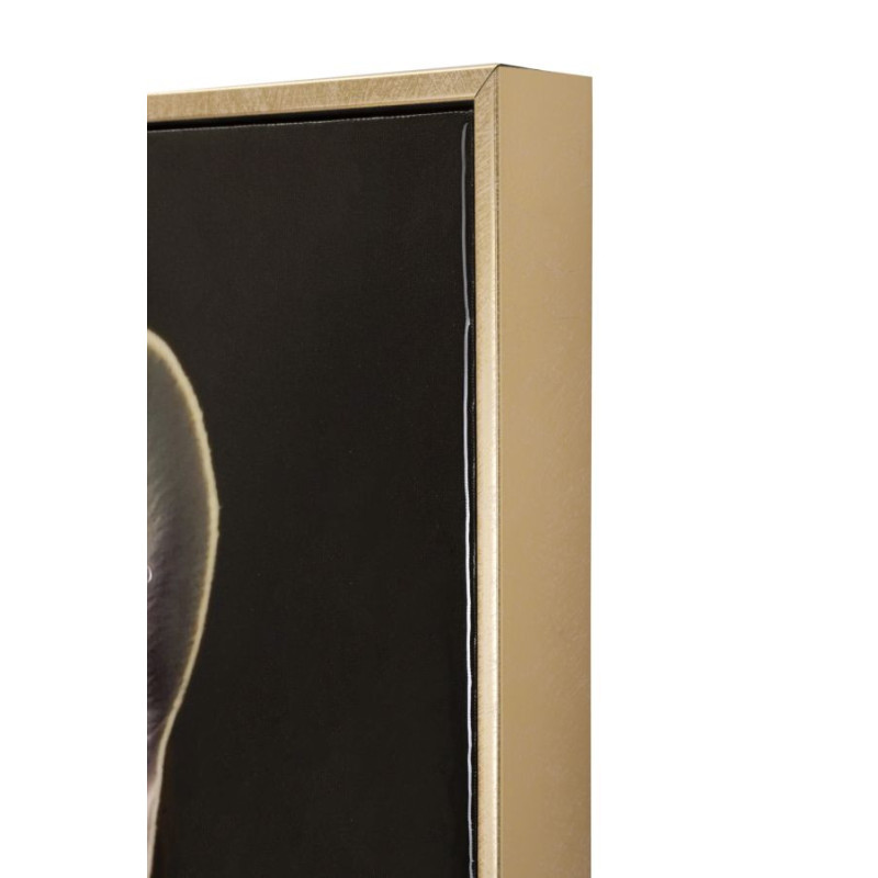 Dipinto Su Tela Laccato Bully Con Cornice cm 62x4x82