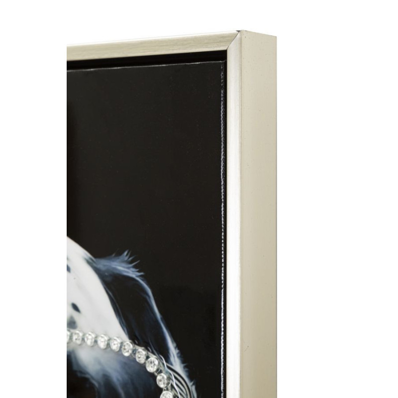 Dipinto Su Tela Laccato Trap Con Cornice cm 53x3x73