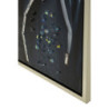 Dipinto Su Tela Laccato Edvy Con Cornice cm 53x3x73