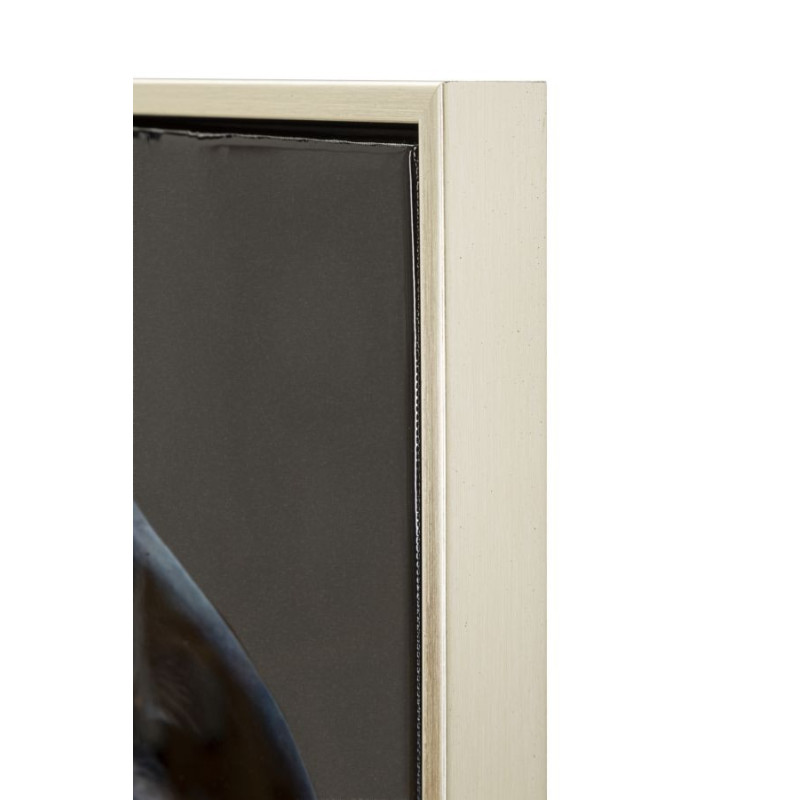 Dipinto Su Tela Laccato Edvy Con Cornice cm 53x3x73