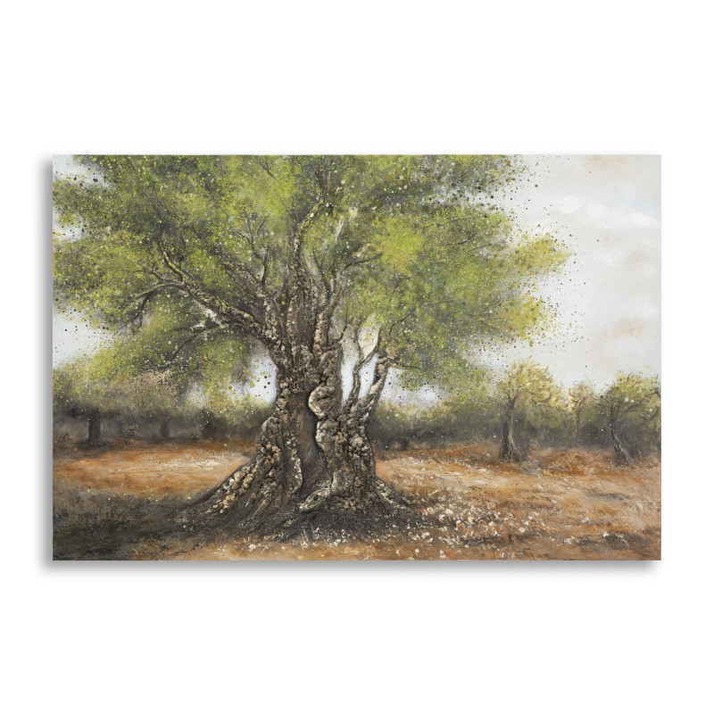 Dipinto Su Tela Olivo -c- cm 120x3,8x80