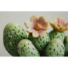 Stampa Su Tela Laccata Con Cornice Vasetto Cactus -a- cm 40x2,8x40