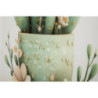 Stampa Su Tela Laccata Con Cornice Vasetto Cactus -d- cm 40x2,8x40