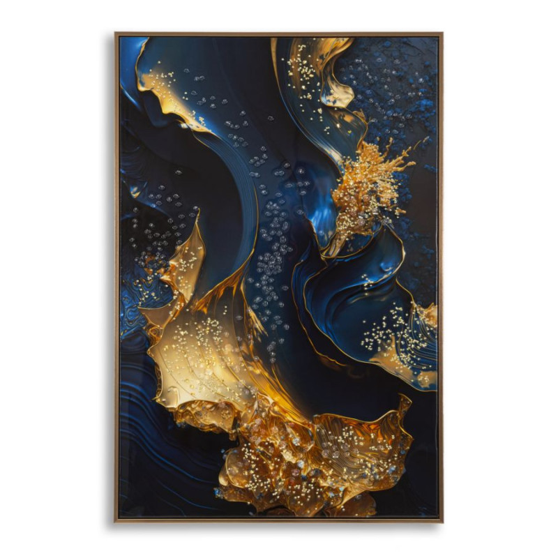 Stampa Su Tela Laccata Con Cornice Andromeda -b- cm 60x4x90