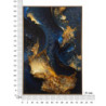Stampa Su Tela Laccata Con Cornice Andromeda -b- cm 60x4x90