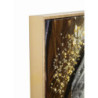Dipinto Su Tela Laccato Nairobi Con Cornice -a- cm 52x4x102
