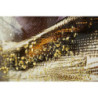 Dipinto Su Tela Laccato Nairobi Con Cornice -a- cm 52x4x102