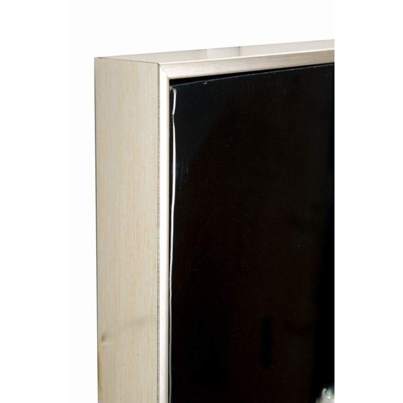 Dipinto Su Tela Laccato Dancing Con Cornice -a- cm 72x4x102