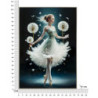 Dipinto Su Tela Laccato Dancing Con Cornice -a- cm 72x4x102