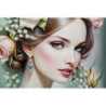 Dipinto Su Tela Laccato Fantasy Con Cornice -a- cm 72x4x102