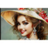 Dipinto Su Tela Laccato Elegant Con Cornice -b- cm 52x4,5x152