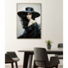 Dipinto Su Tela Laccato Dori Con Cornice -a- cm 62x4x92