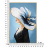 Dipinto Su Tela Laccato Dori Con Cornice -b- cm 62x4x92