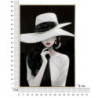 Dipinto Su Tela Laccato Marty Con Cornice -a- cm 62x4x92