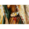 Dipinto Su Tela Laccato Madonna -a- Con Cornice cm 72x4x102