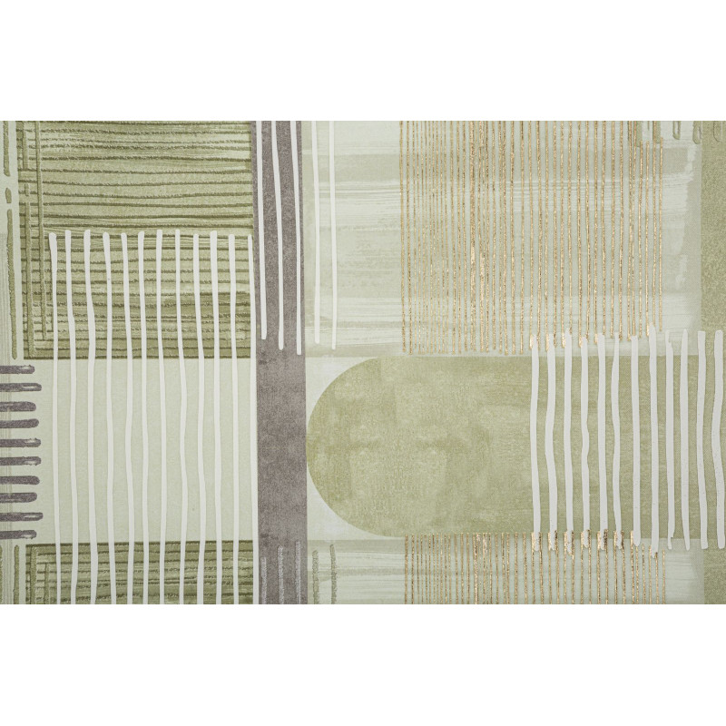 Stampa Dipinta Su Tela Lignes Con Cornice -a- cm 60x3x60