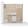 Stampa Dipinta Su Tela Lignes Con Cornice -b- cm 60x3x60