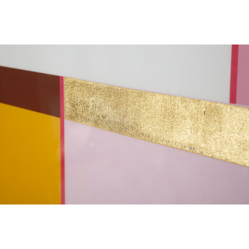 Stampa Su Tela Laccatto Acrylic Con Cornice -b- cm 60x3,3x80