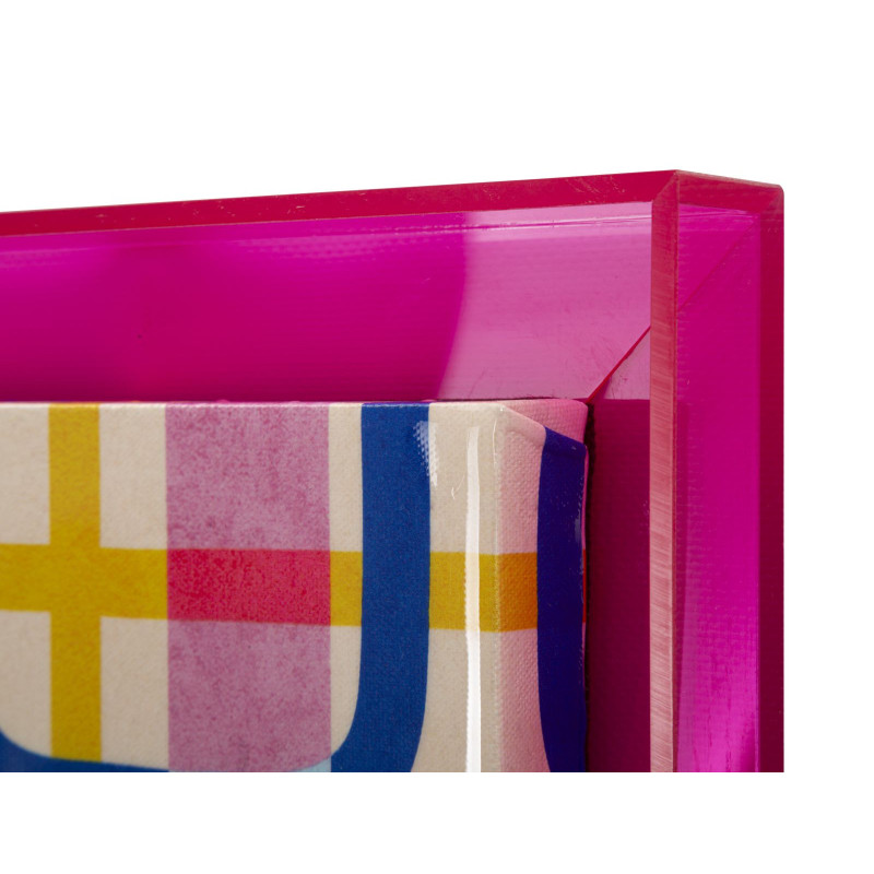Stampa Su Tela Laccatto Modis Con Cornice -a- cm 60x3,3x80